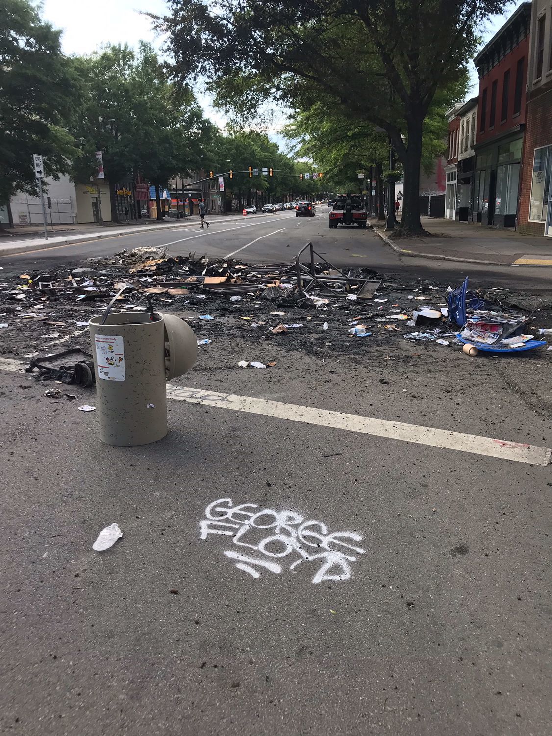 Sunday after protests